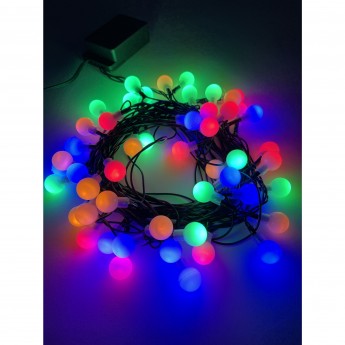 Гирлянда ЭРА LED Нить Шарики ENIN - 15BMD15мм 5 м мультиколор 220V Гирлянда ЭРА LED Нить Шарики ENIN - 15BMD15мм 5 м мультиколор 220V