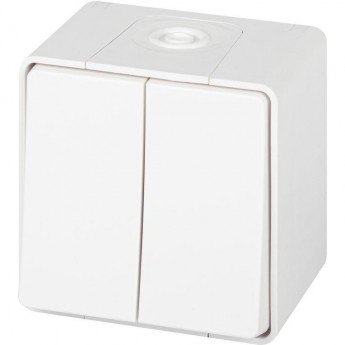 Переключатель ЭРА ЭКСПЕРТ 11-1506-01 IP55 10АХ-250В ОУ белый