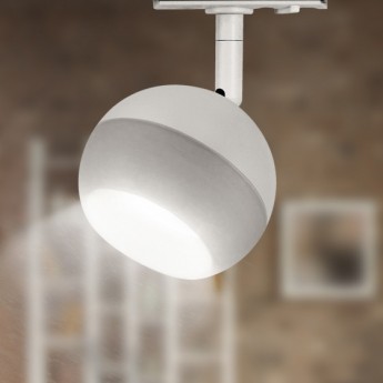 Трековый светильник однофазный ЭРА TR46 - GX53 WH под лампу GX53 белый Трековый светильник однофазный ЭРА TR46 - GX53 WH под лампу GX53 белый