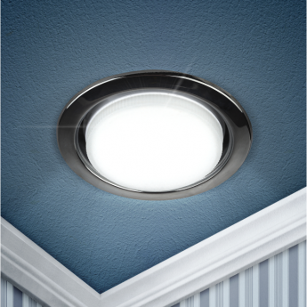 Светильник ЭРА KL35 BK-10 /1 под лампу GХ53 220V 13W черный металл упаковка 10 шт